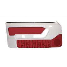 TMI Mustang Limited Edition Door Panels  - Oxford White/Scarlet Red (90-92) Convertible 10-74101-965-6244