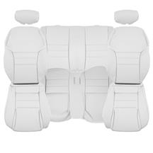 TMI Mustang Sport Seat Vinyl Upholstery Kit  - Oxford White (94-96) Convertible 43-77324-965