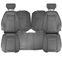 TMI Mustang Vinyl Seat Upholstery - Sport Seats Opal Gray (1993) Coupe 43-73622-6687