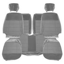 Acme Mustang Standard Seat Upholstery - Cloth  - Titanium Gray (90-92) Hatchback