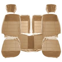 Acme Mustang Standard Seat Upholstery - Cloth  - Sand Beige (87-89) Hatchback