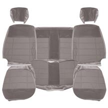 Acme Mustang Standard Seat Upholstery - Cloth  - Titanium Gray (90-92) Coupe