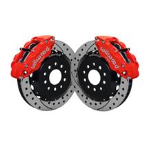 Wilwood Mustang Superlite 6R Front Brake Kit - 6 Piston - 14" - Red (05-14) 1409110DR