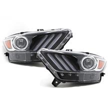 Winjet Mustang Headlight Kit (15-22) GT350/GT350R/GT500 RPCHL-FRMT15-BC-WJ
