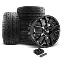 SVE Mustang Drift Wheel & Ohtsu Tire Kit  - 19x9.5 - Gloss Black (05-14)