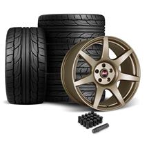 SVE Mustang R350 Wheel & Nitto Tire Kit - 19x10 - Satin Bronze (05-14)